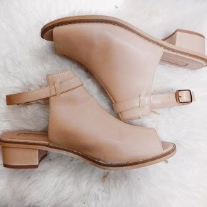Topshop Nude Blinder Sandals